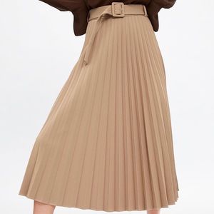 Zara Pleated Skirt with Belt